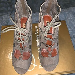 MIA Open Toe Wedge